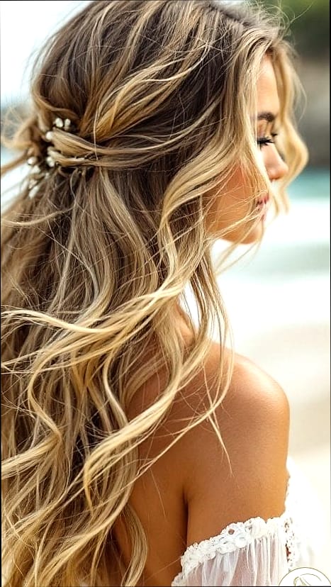10 Wedding Guest Hairstyles For Short Hair to Save Before They Blow Up 5 Beachy Waves