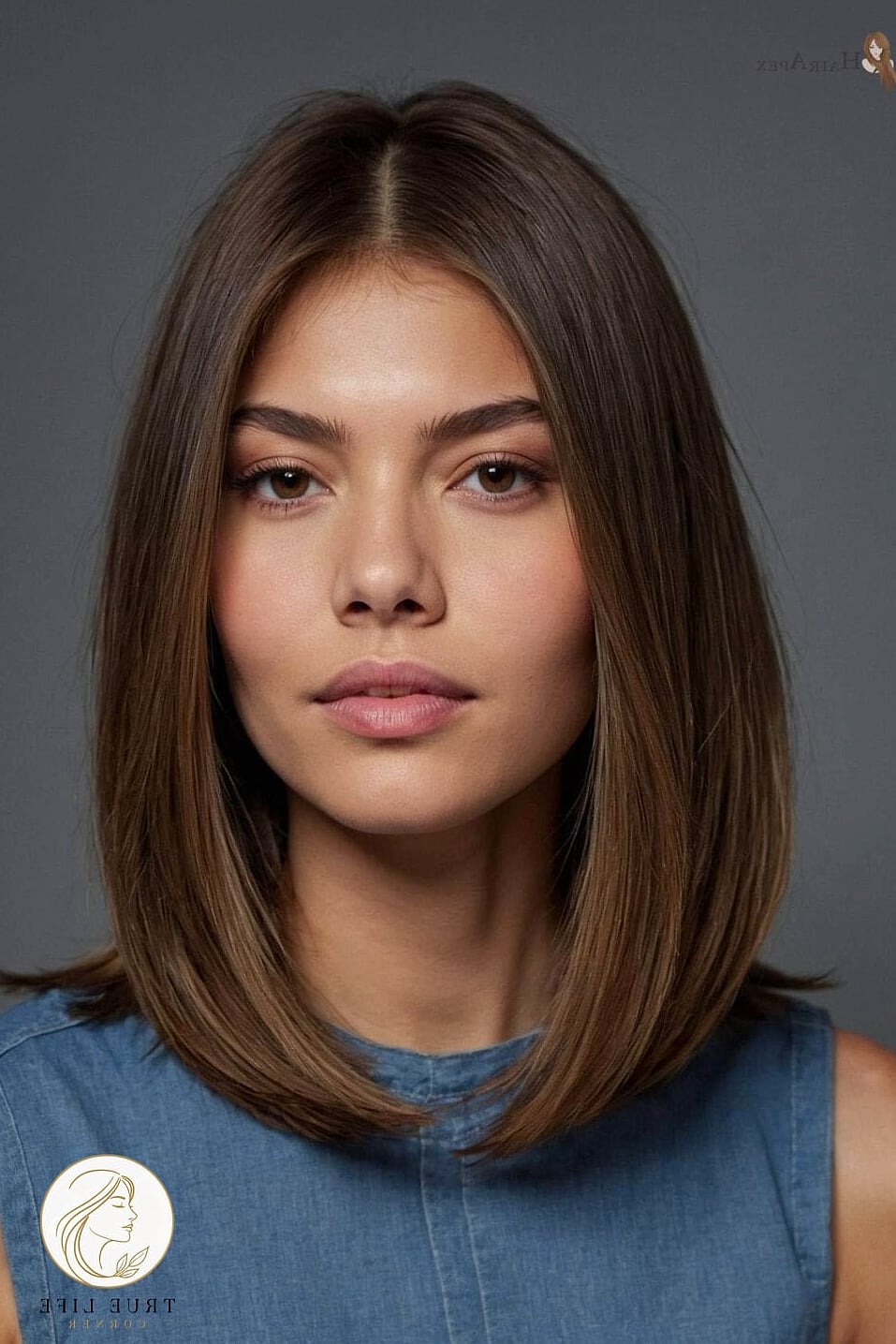 13 Cute Medium Length Hairstyles Everyone Is Pinning Right Now 7 Blunt Cut With Subtle Waves