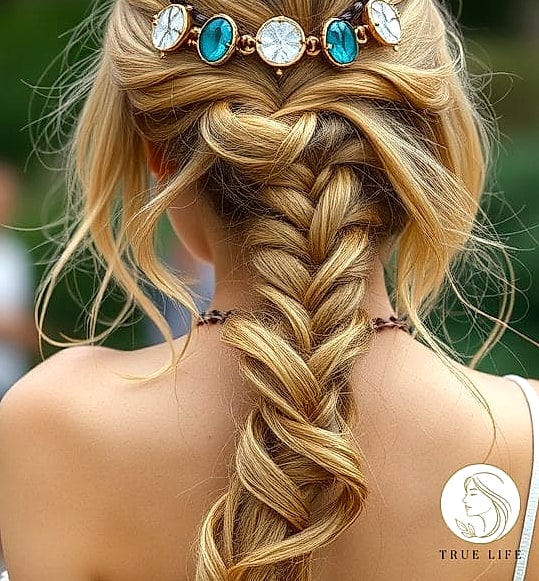 20 Summer Hairstyles For Long Hair That Are Trending on Pinterest This Week 6 Boho Fishtail Braid