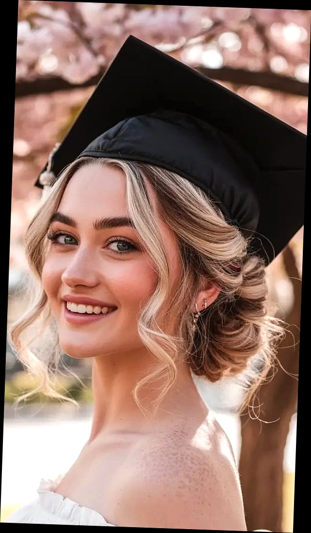 22 Graduation Hairstyles For Short Hair Looks That Will Seriously Inspire You 10 Bouffant Updo