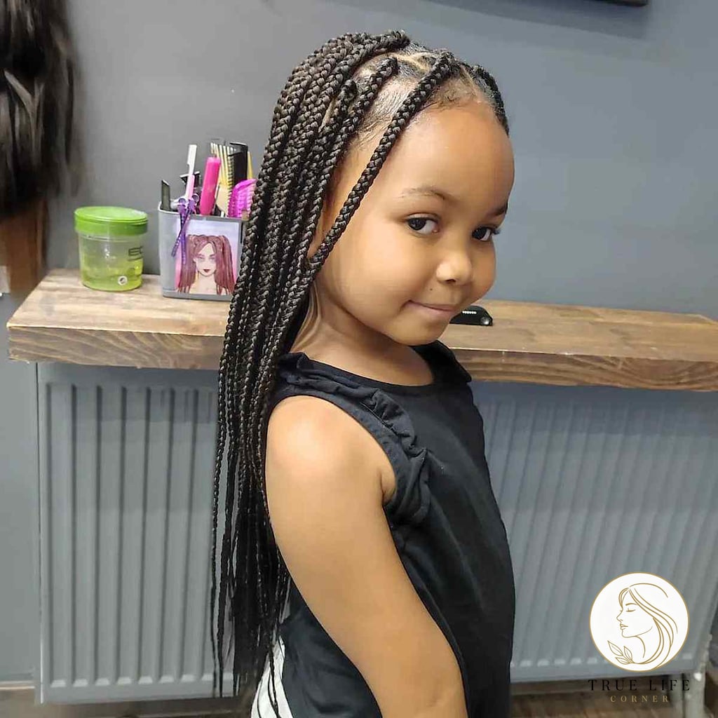 15 Hairstyles For Short Hair For School That Prove This Trend Is Here to Stay 8 Box Braids for Little Black Girls