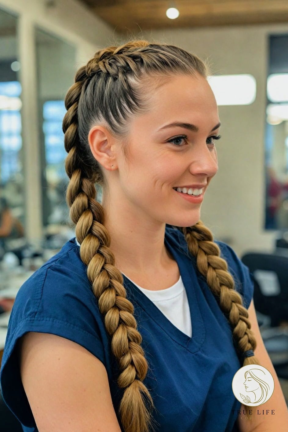 27 Gym Hairstyles For Long Hair Inspo That's Giving Us Everything 12 Boxer Braids