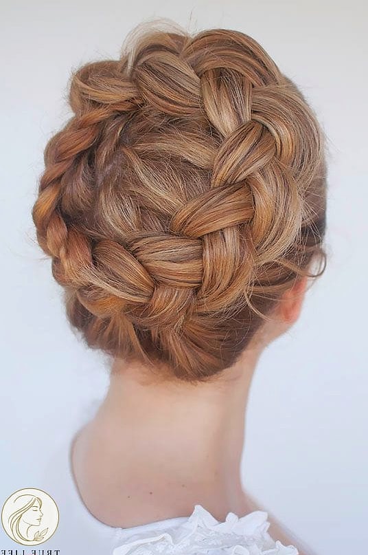 18 Braided Hairstyles For Short Hair to Show Your Stylist ASAP 5 Braided Crown