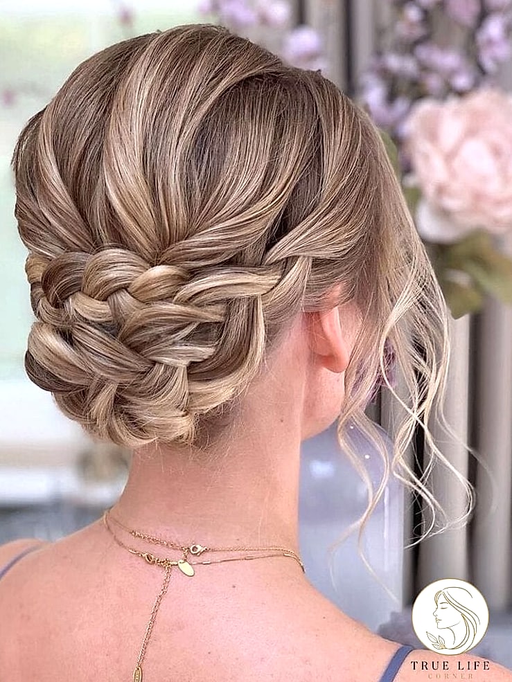 11 Formal Hairstyles For Long Hair Ideas You Need to Try Right Now 8 Chignon With Braided Accent