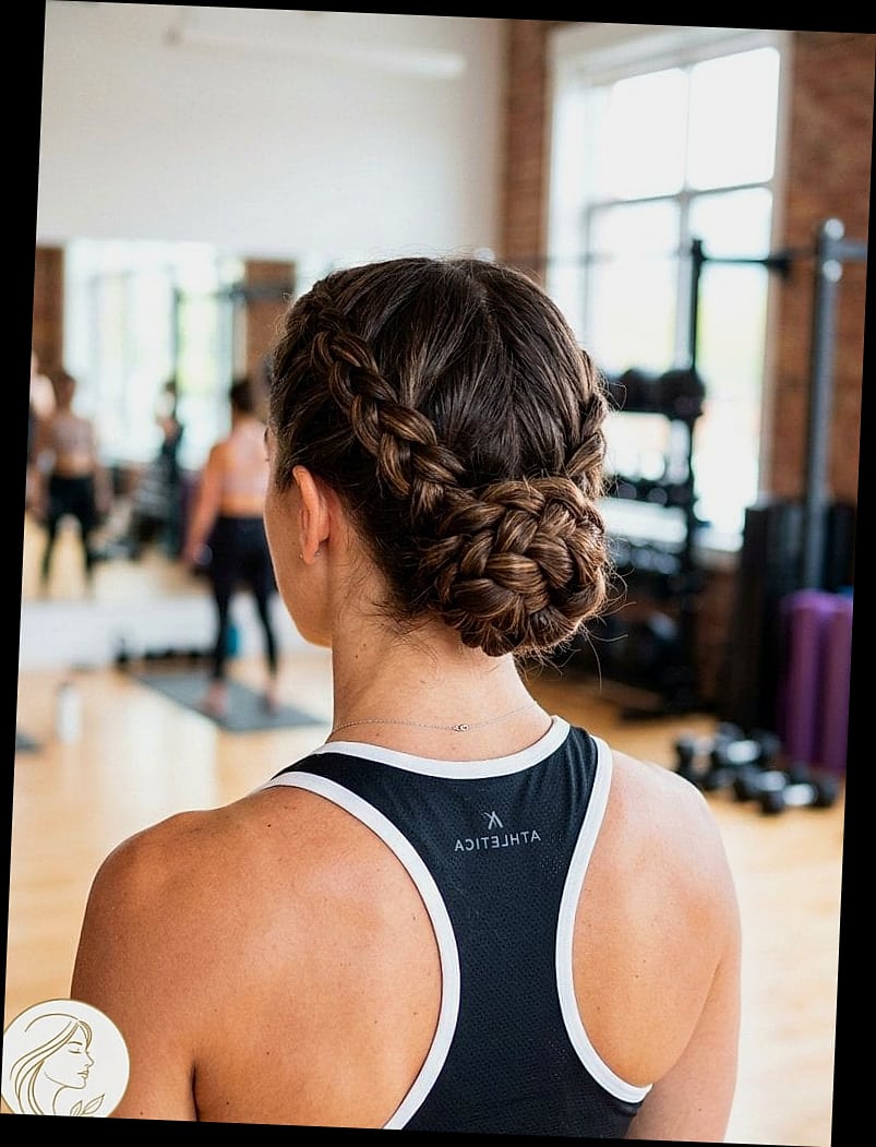 20 Gym Hairstyles For Short Hair You'll Want to Re-Create Immediately 1 The Classic Low Bun