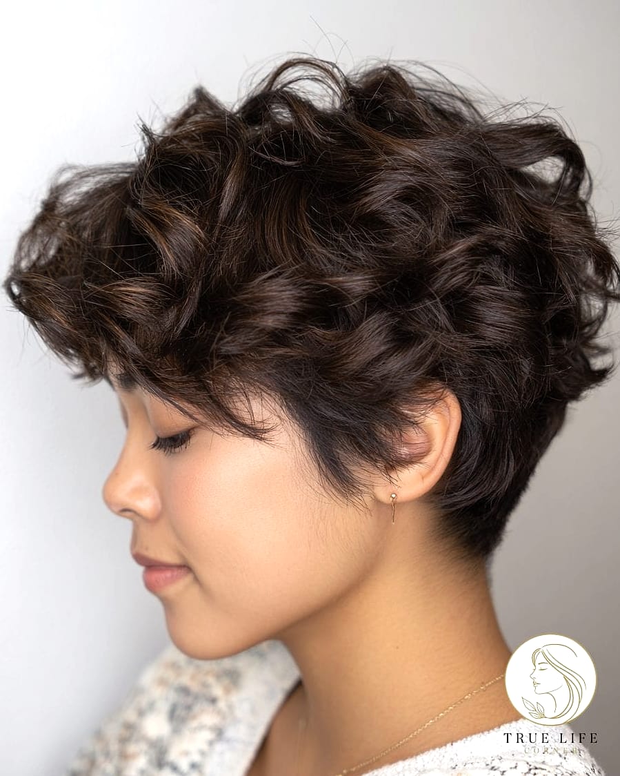 Curly Pixie Cut