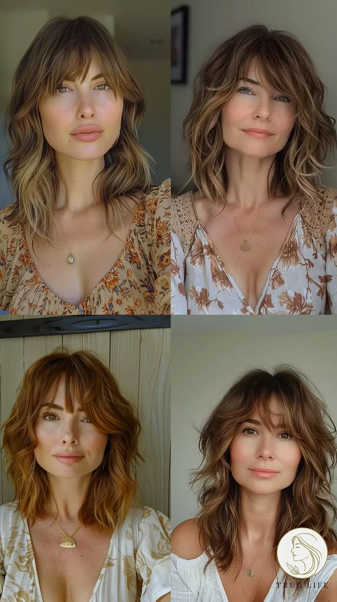 12 Beach Hairstyles For Long Hair Everyone Is Pinning Right Now 8 Curtain Bangs With Beach Waves