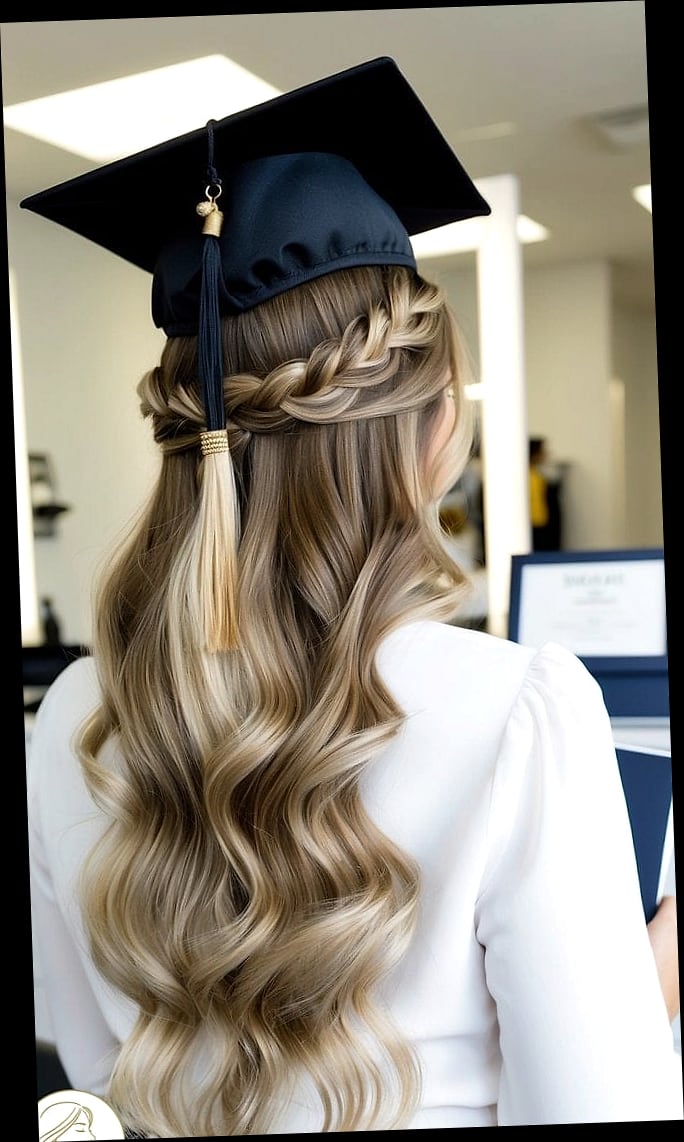 22 Graduation Hairstyles For Short Hair Looks That Will Seriously Inspire You 3 Deep Side Part Bob with Pearls
