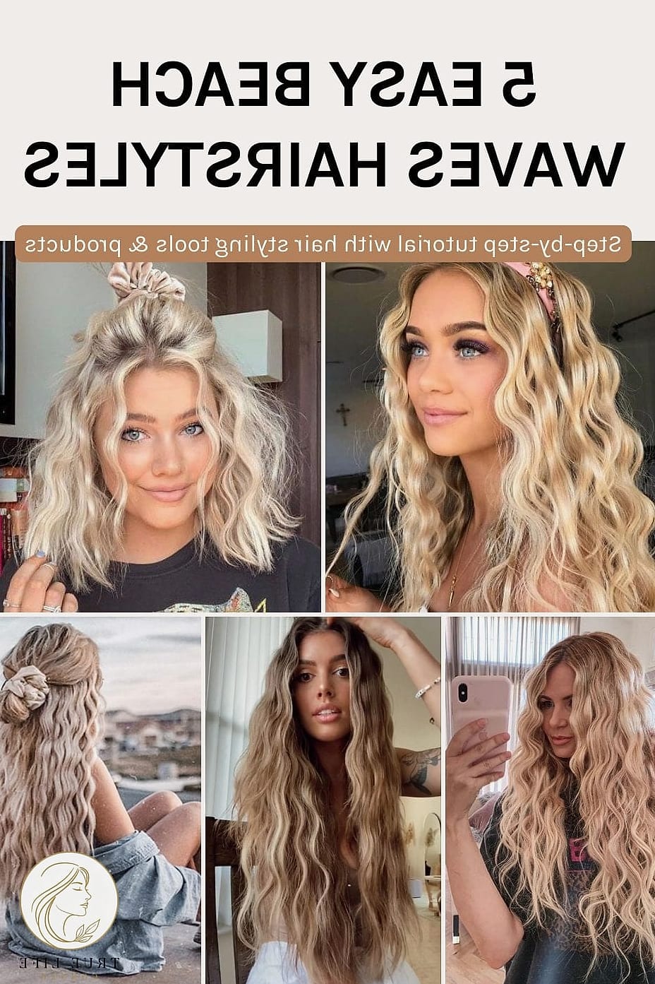 19 Cute Easy Hairstyles For Medium Hair for When You Need a Fresh Change 2 Effortless Beach Waves