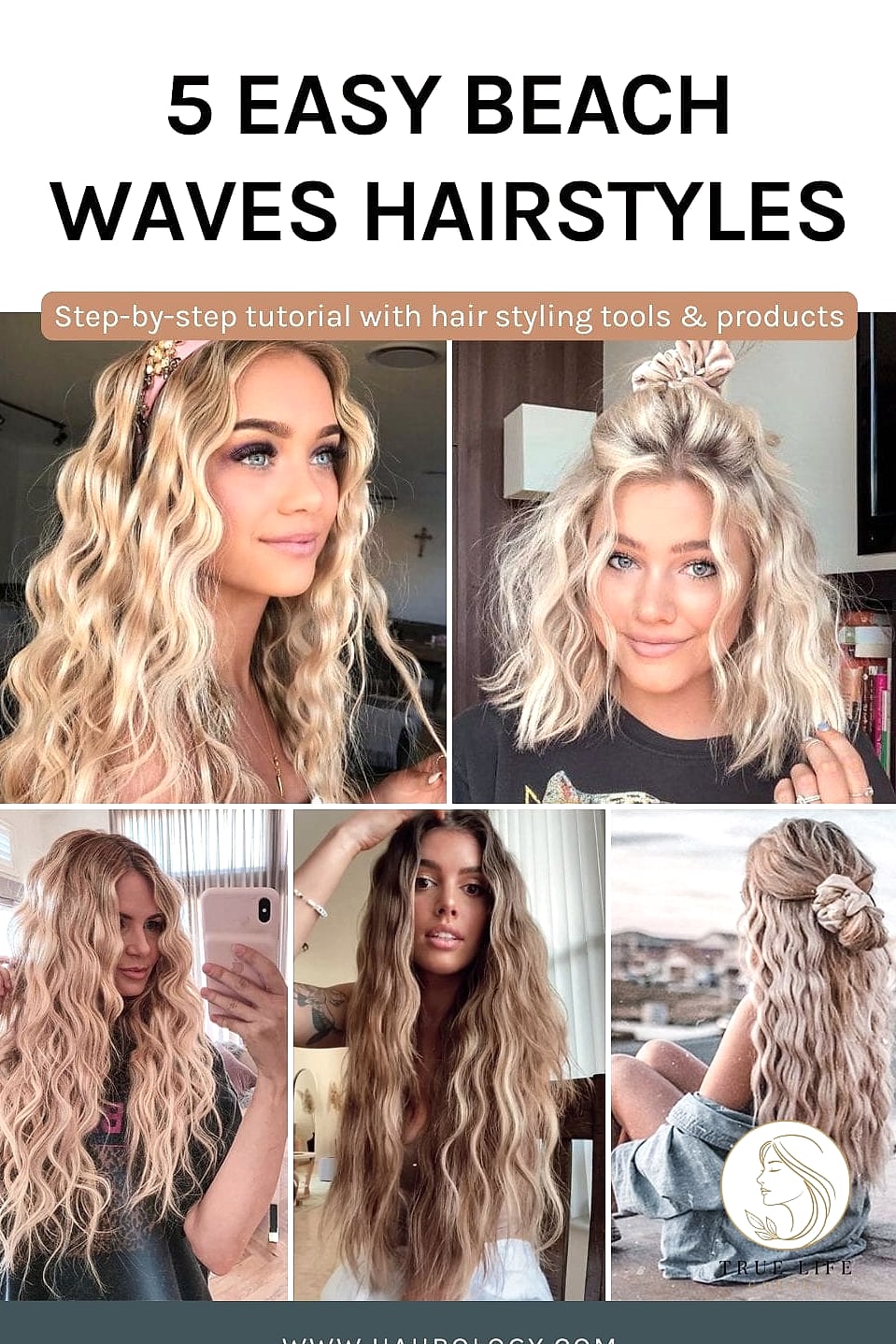 12 Beach Hairstyles For Long Hair Everyone Is Pinning Right Now 2 Effortless Beach Waves