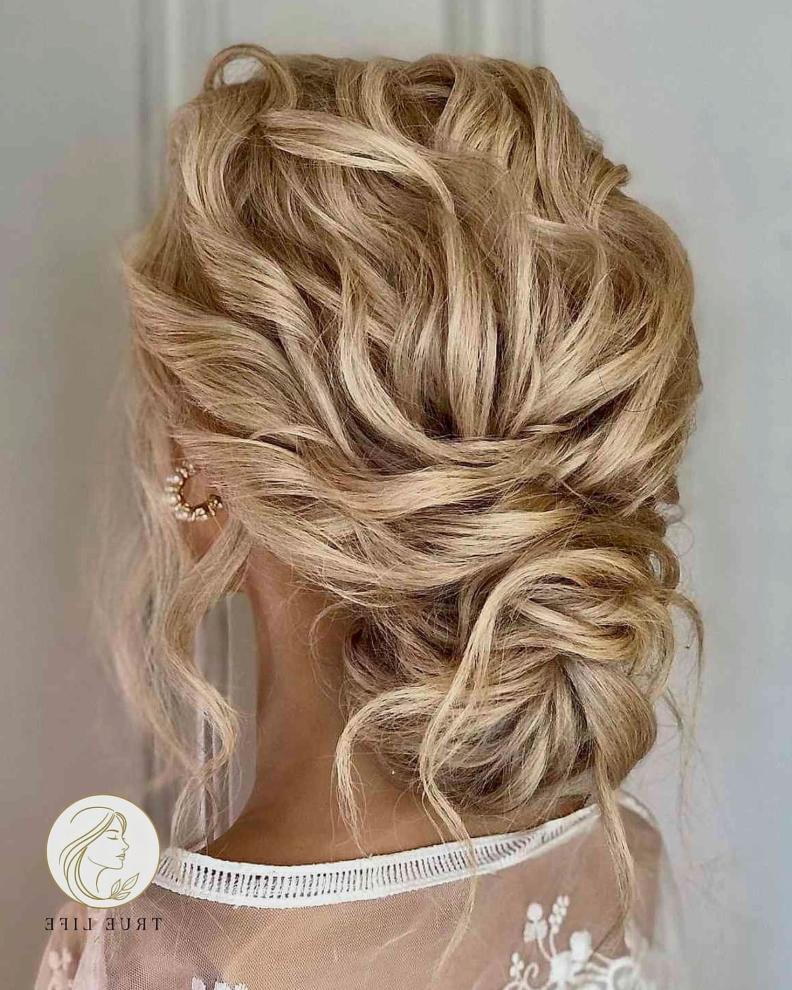 Elegant Updo with Medium Length