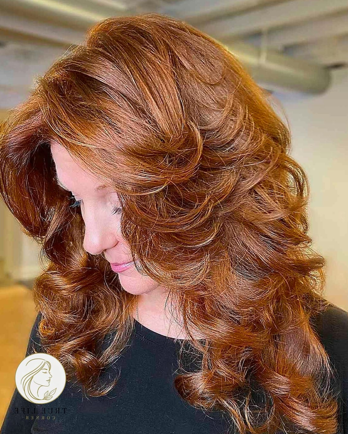 25 Hairstyles For Medium Length Hair With Layers That Are Trending on Pinterest This Week 11 Feathered Layers Throughout