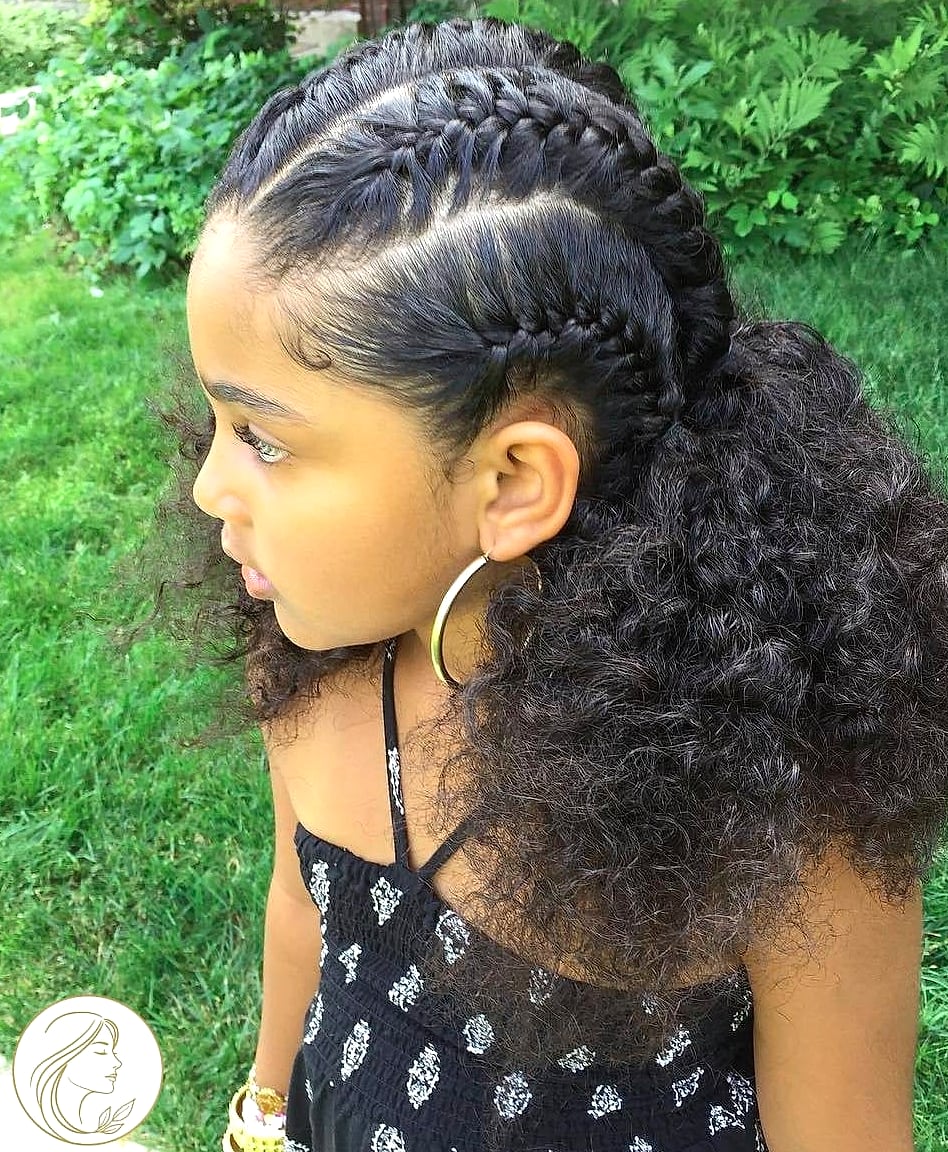 French Braid Updo