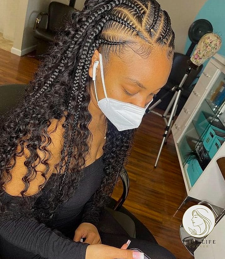 Half-Up Braided Crown