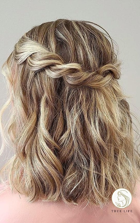 Half-Up Twisted Style