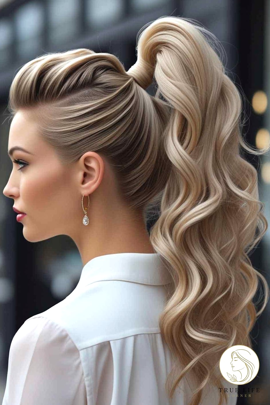 The High Ponytail With Volume