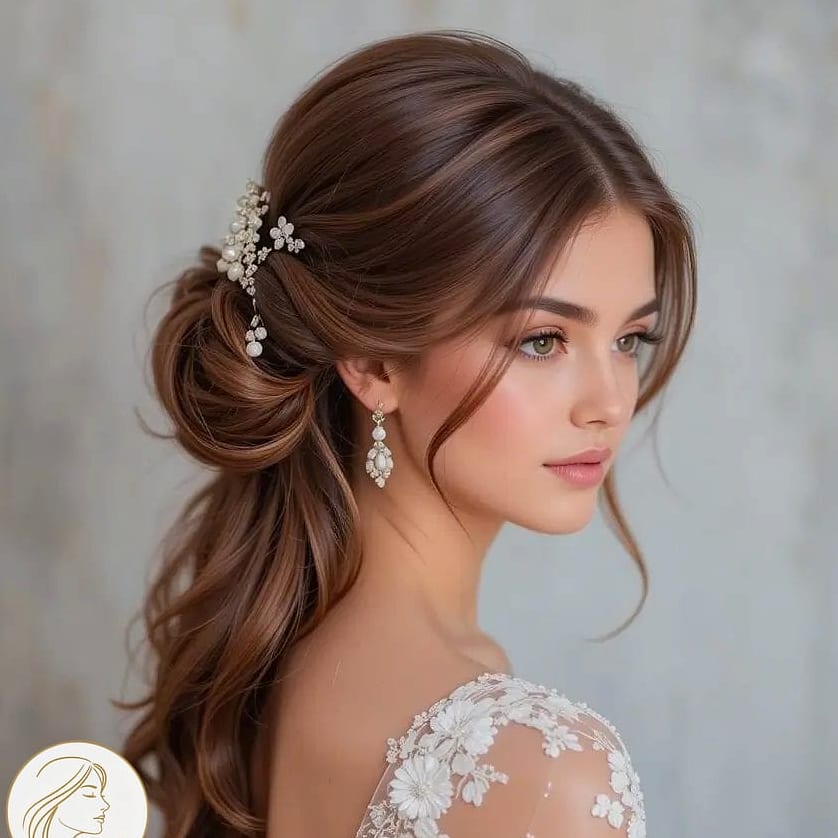 20 Short Wedding Hairstyles That Are Both Cute and Low Maintenance 2 Instagram / @tokyoblondepasta