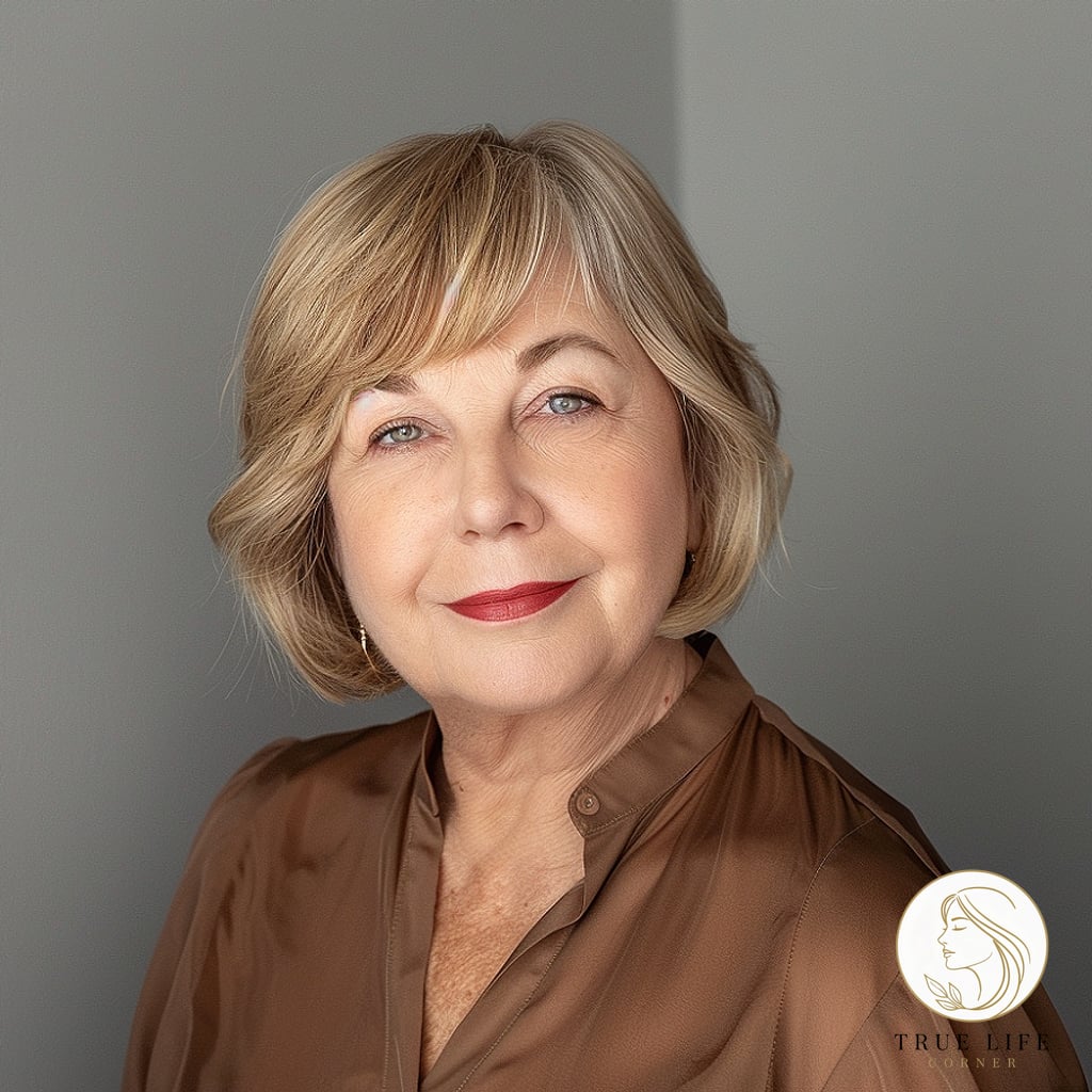 Ladies Over 60 with a Round Face Show How to Rock Short Haircuts
