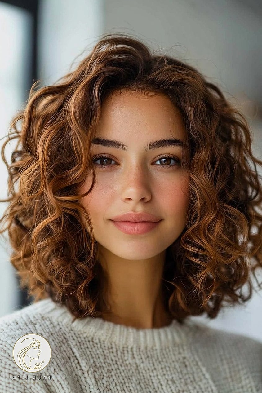 25 Hairstyles For Medium Length Hair With Layers That Are Trending on Pinterest This Week 20 Layered Cut with Curly Texture