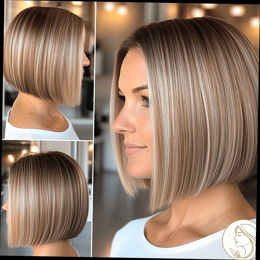 Layered Sleek Bob