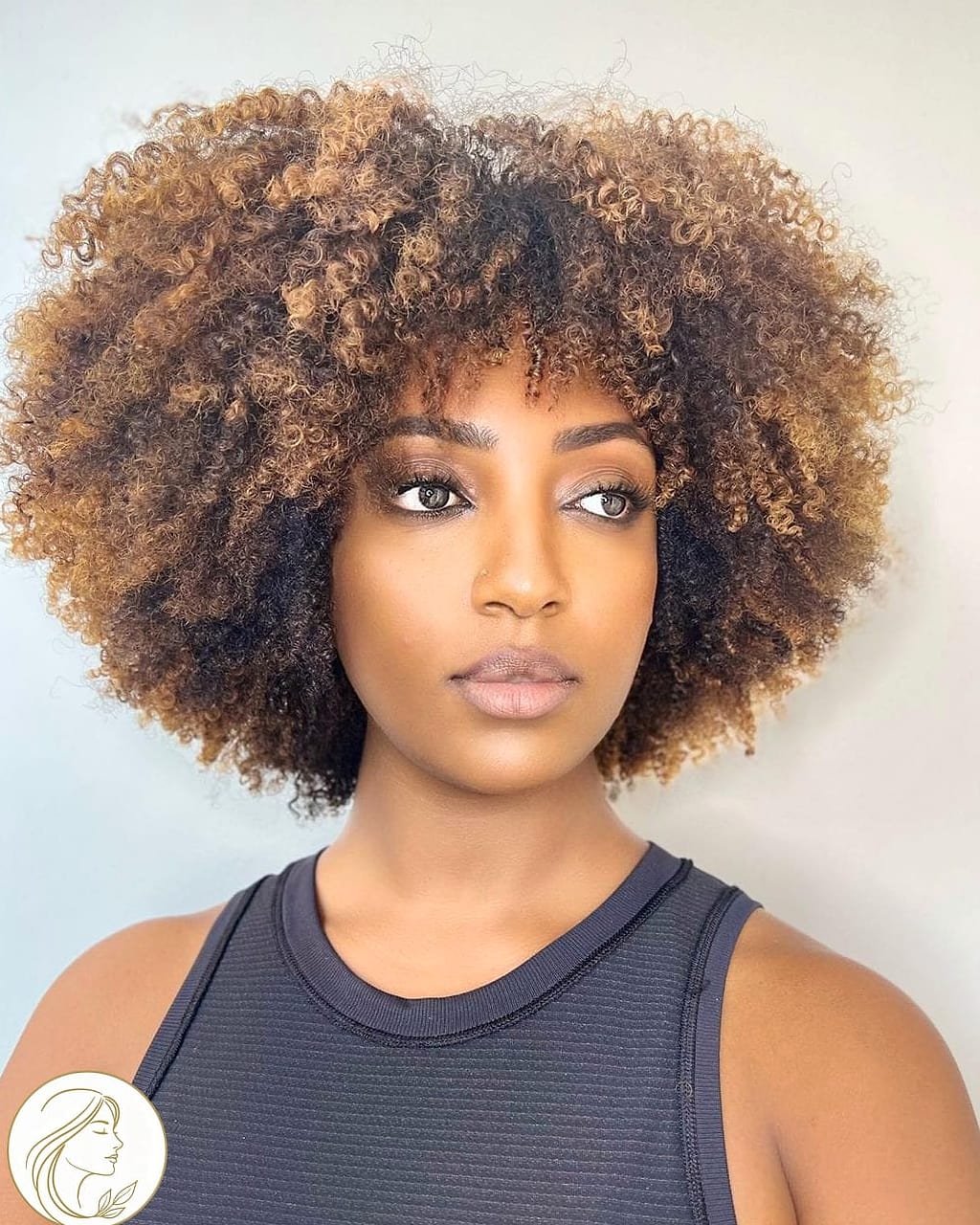 Light Brown Kinks with Orange Highlights