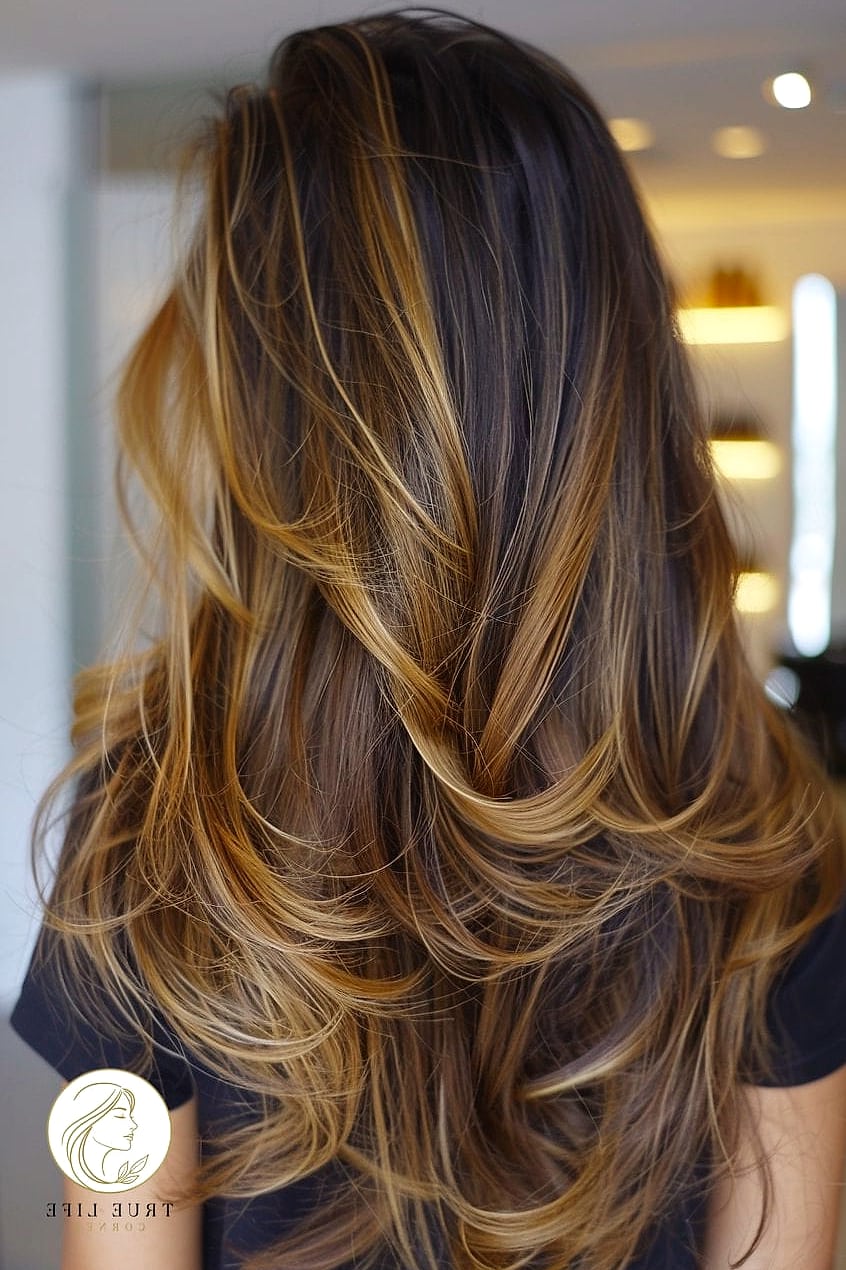 Long Layers With Balayage