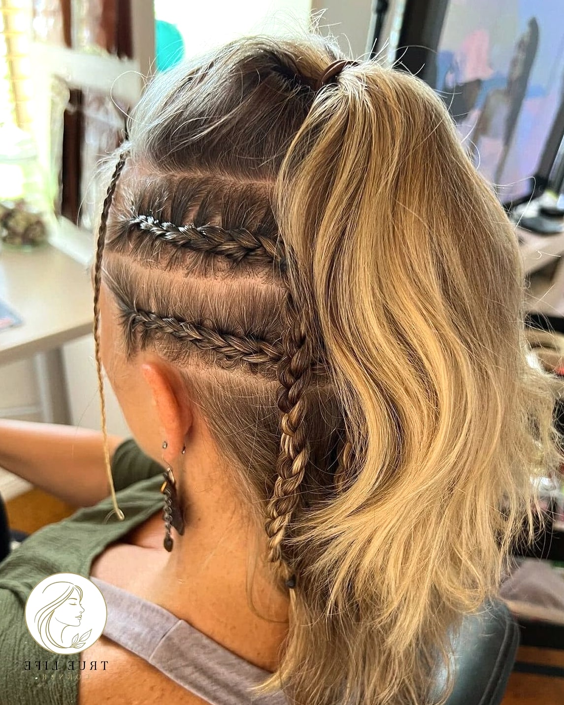 Loose Braid Down the Back
