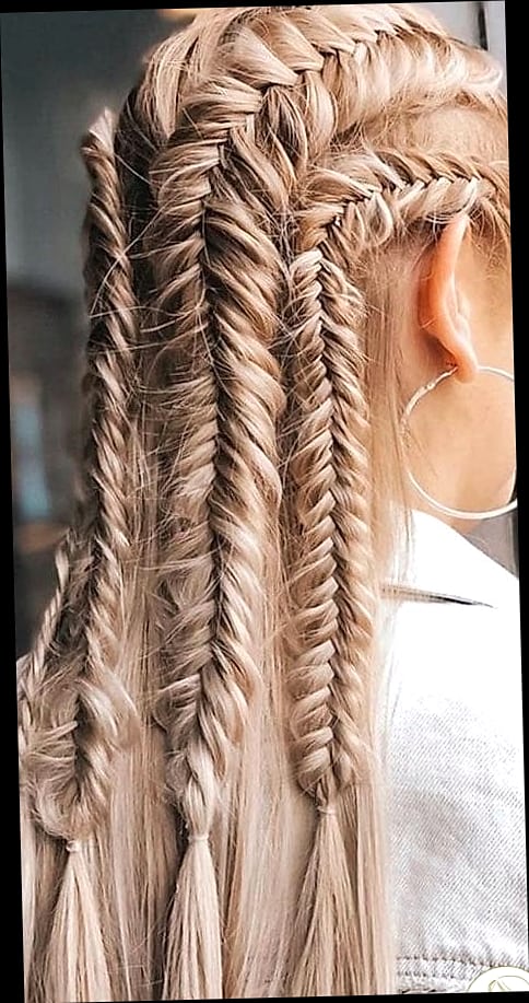 18 Braided Hairstyles For Short Hair to Show Your Stylist ASAP 6 Loose Fishtail Braid