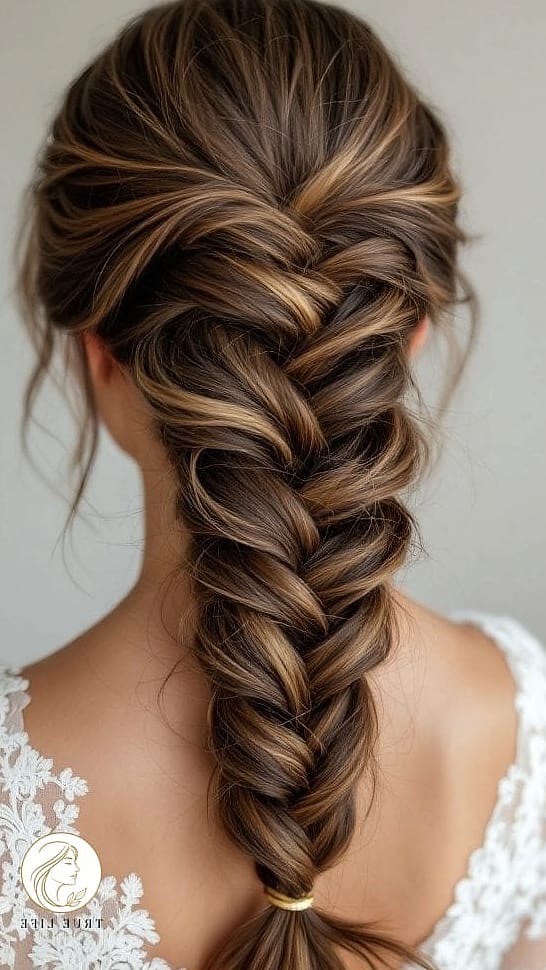 14 Easy Hairstyles For Medium Length Hair You'll Want to Re-Create Immediately 15 Loose Fishtail Braid