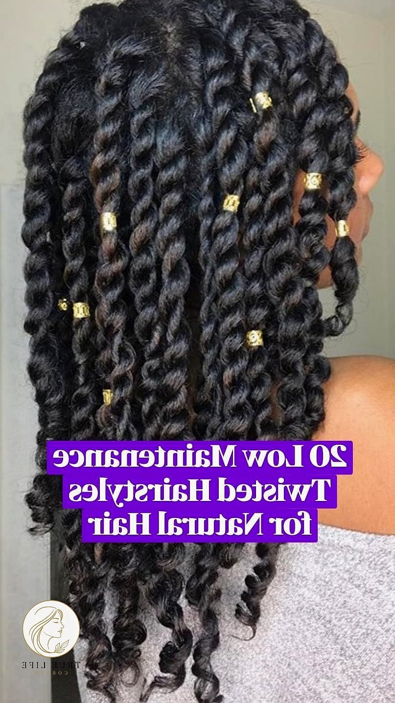 30 Quick Easy Hairstyles For Medium Hair Inspo That's Giving Us Everything 5 Low Twisted Ponytail