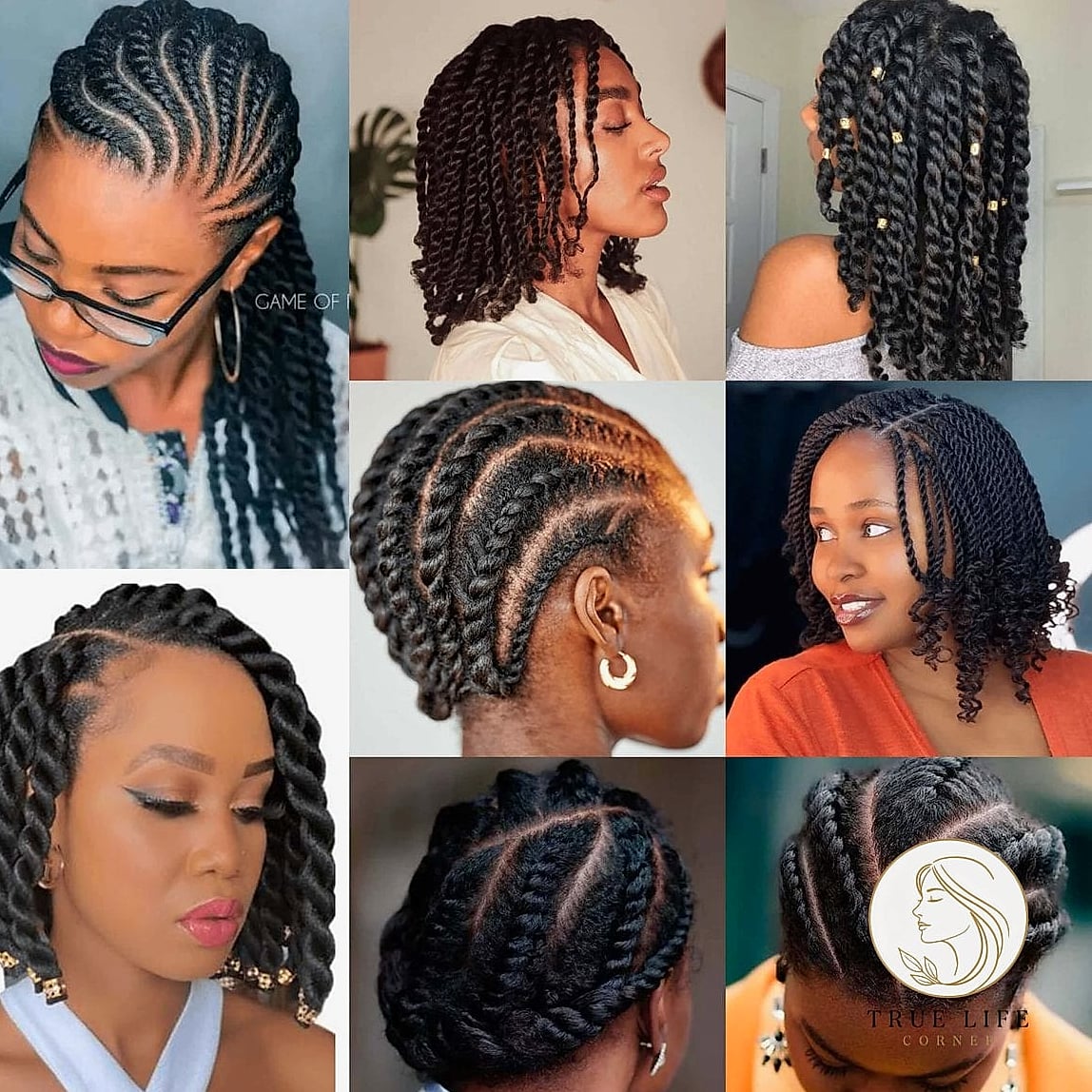The Low Twisted Ponytail