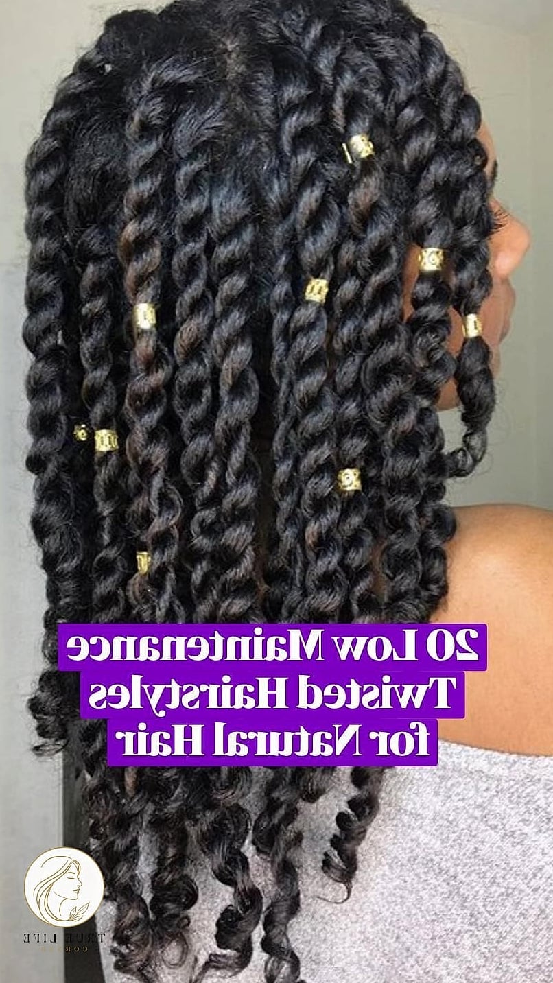 17 Cute Hairstyles For Long Hair Inspo That's Giving Us Everything 11 Low Twisted Bun