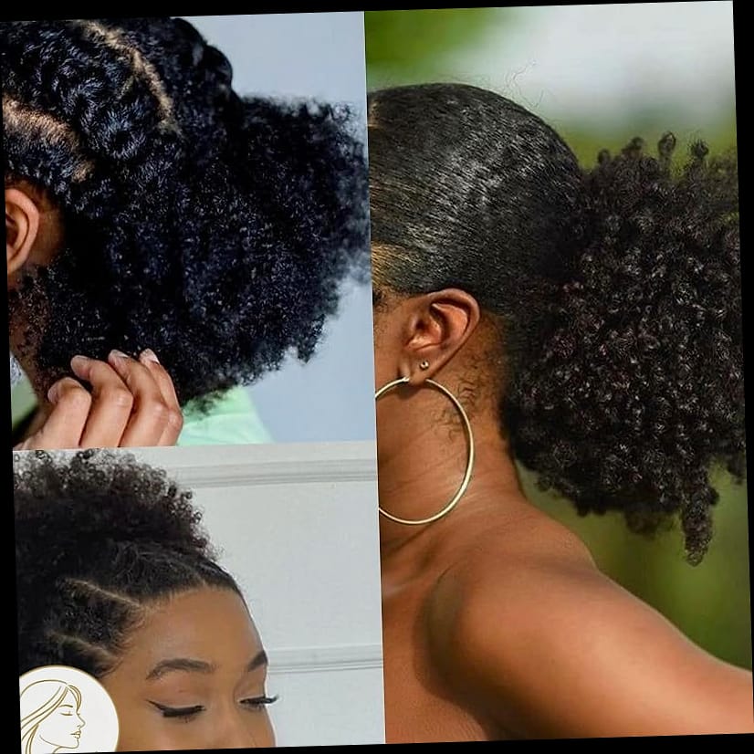 9 Short Afro Hairstyles That Work on Every Hair Length 1 The Messy Bun