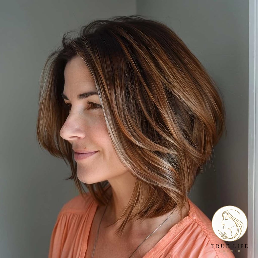 22 Graduation Hairstyles For Short Hair Looks That Will Seriously Inspire You 1 Mid-Length Stacked Bob