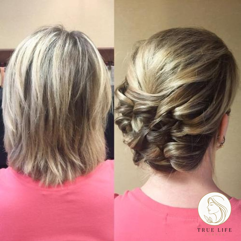 25 Prom Hairstyles For Short Hair Everyone Is Pinning Right Now 6 Pinned Updo
