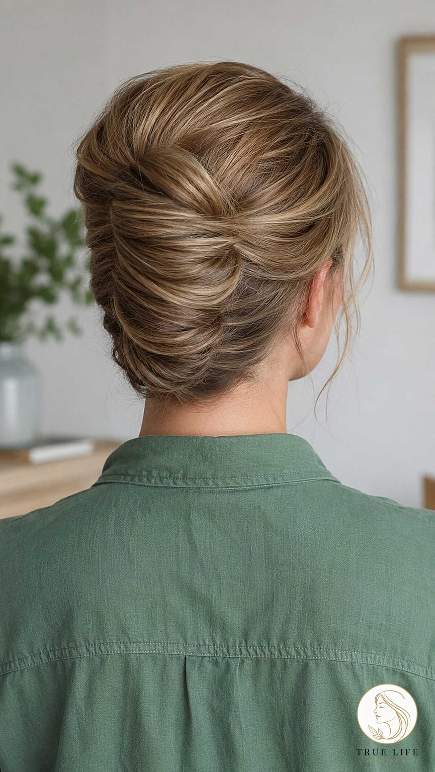 14 Easy Hairstyles For Medium Length Hair You'll Want to Re-Create Immediately 4 Relaxed Vertical Roll on Dirty Blonde Medium-Length Hair
