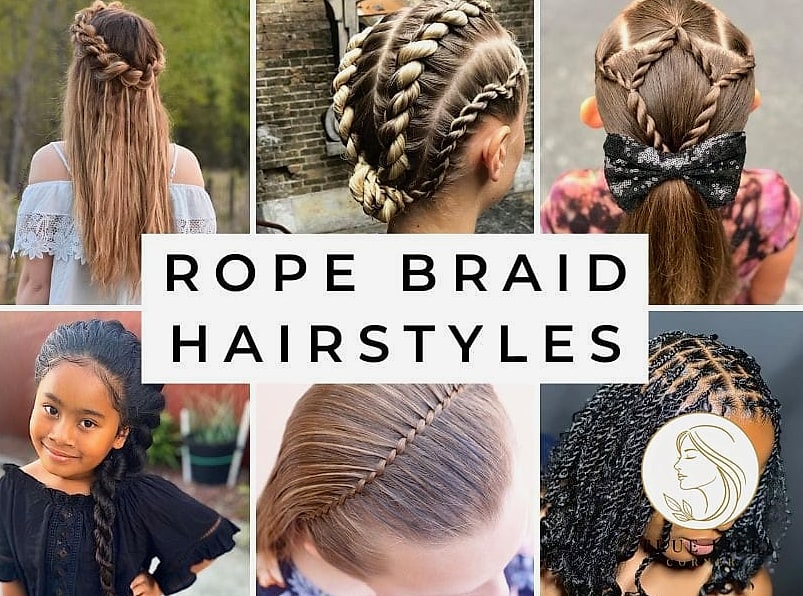 19 Cute Easy Hairstyles For Medium Hair for When You Need a Fresh Change 15 Rope Braid Ponytail