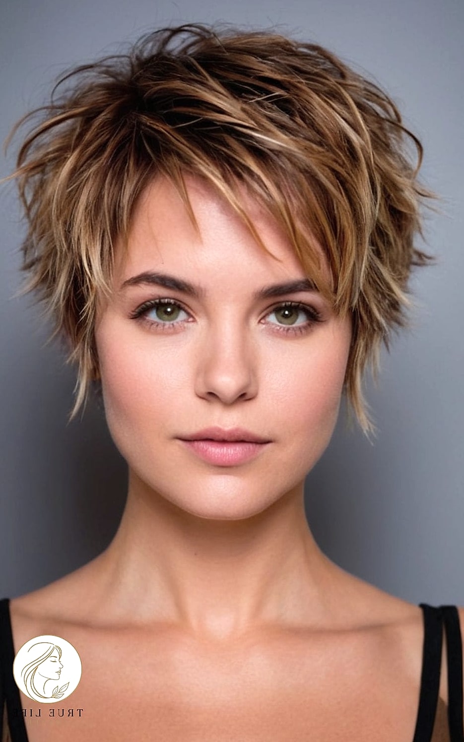 Shaggy Pixie with Feathered Layers