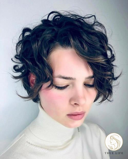 Shattered Curly Bob