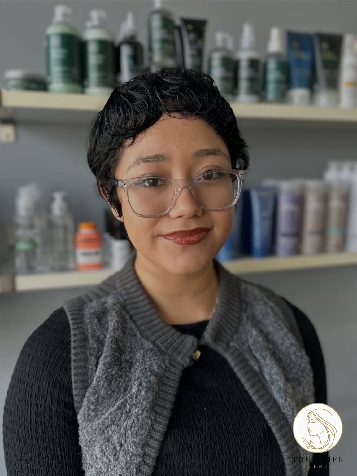 Short Curls with Soft Volume and Easy Definition