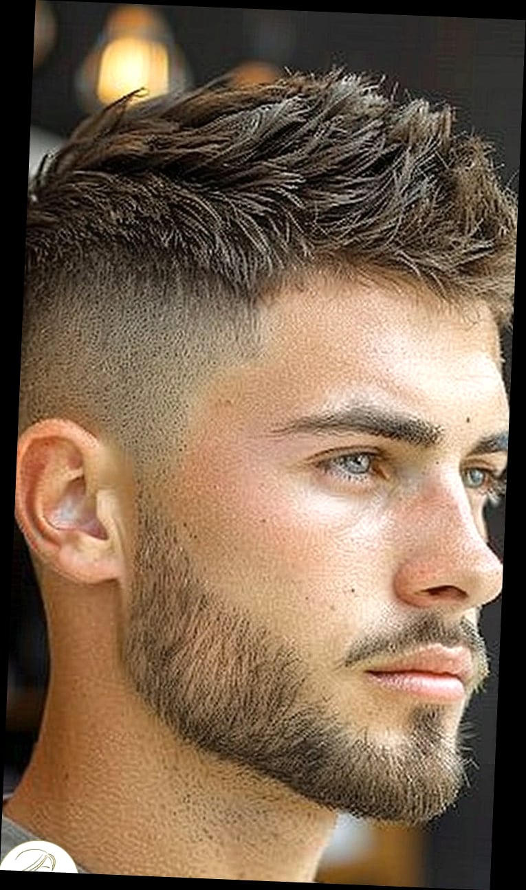 15 Hairstyles For Short Hair Men Everyone Is Pinning Right Now 13 Short Half-Down Twist on Choppy Hair