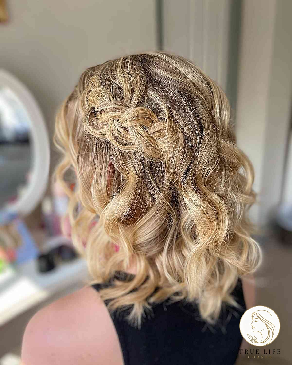 Side French Braids for Short Hair