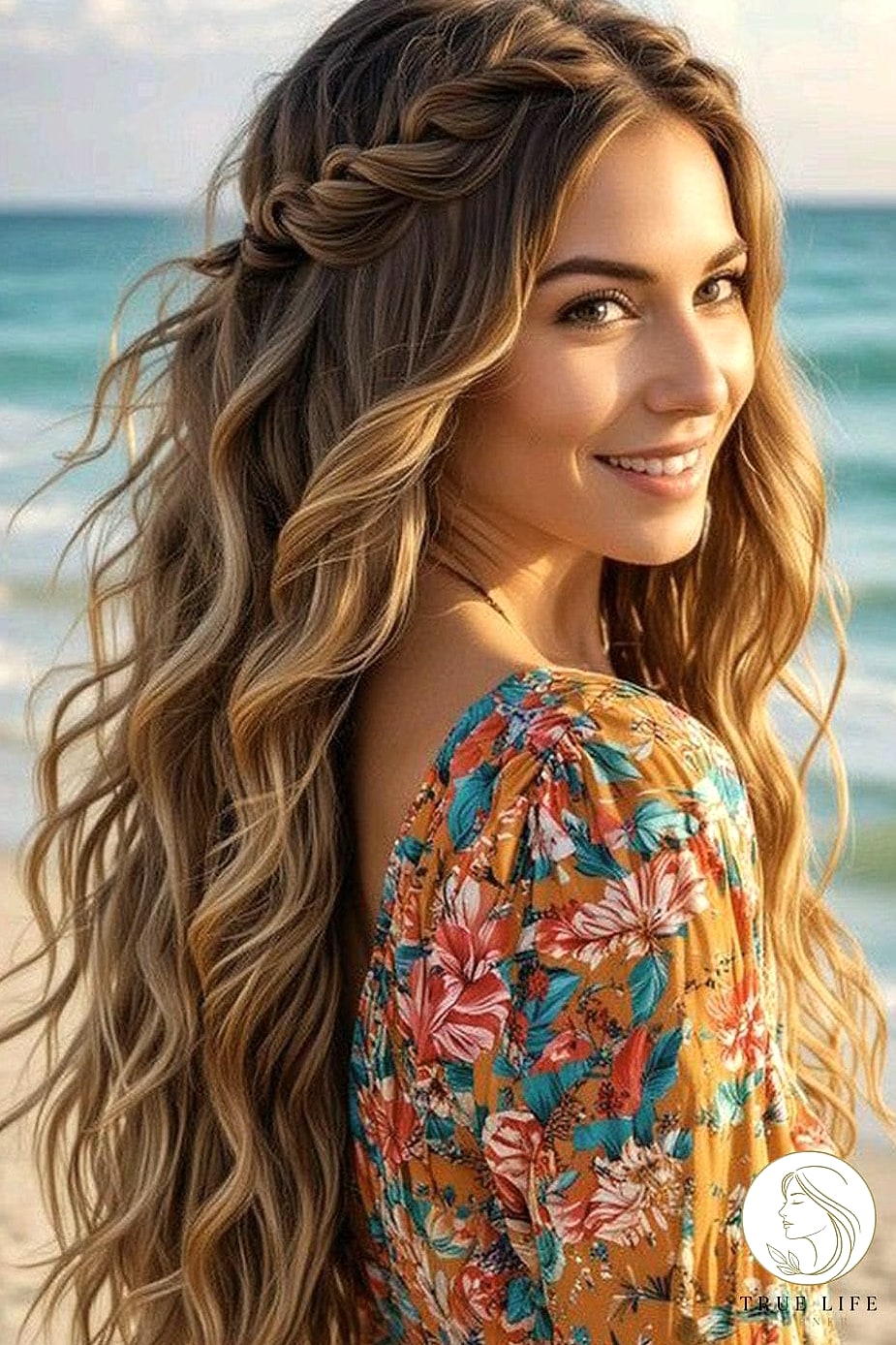 Side-Parted Waves with Voluminous Crown
