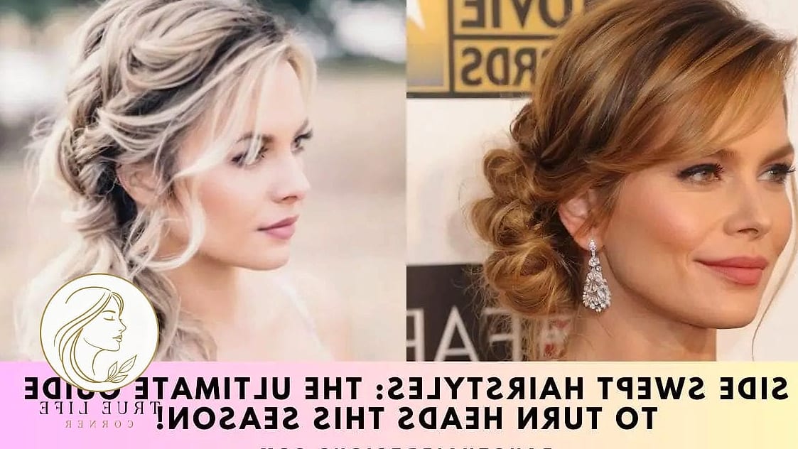 19 Cute Easy Hairstyles For Medium Hair for When You Need a Fresh Change 20 Side-Swept Waves With Deep Part