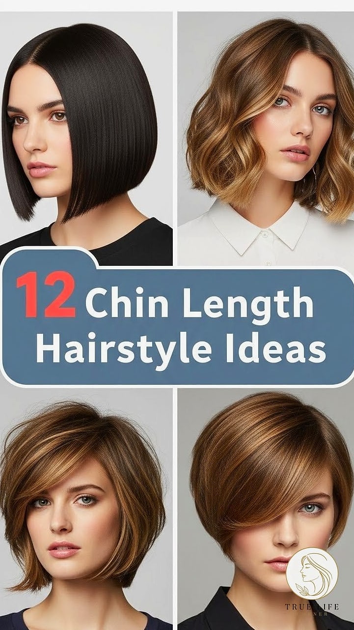 Sleek Chin-Length Bob