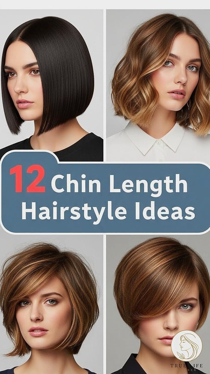 Sleek Chin-Length Bob