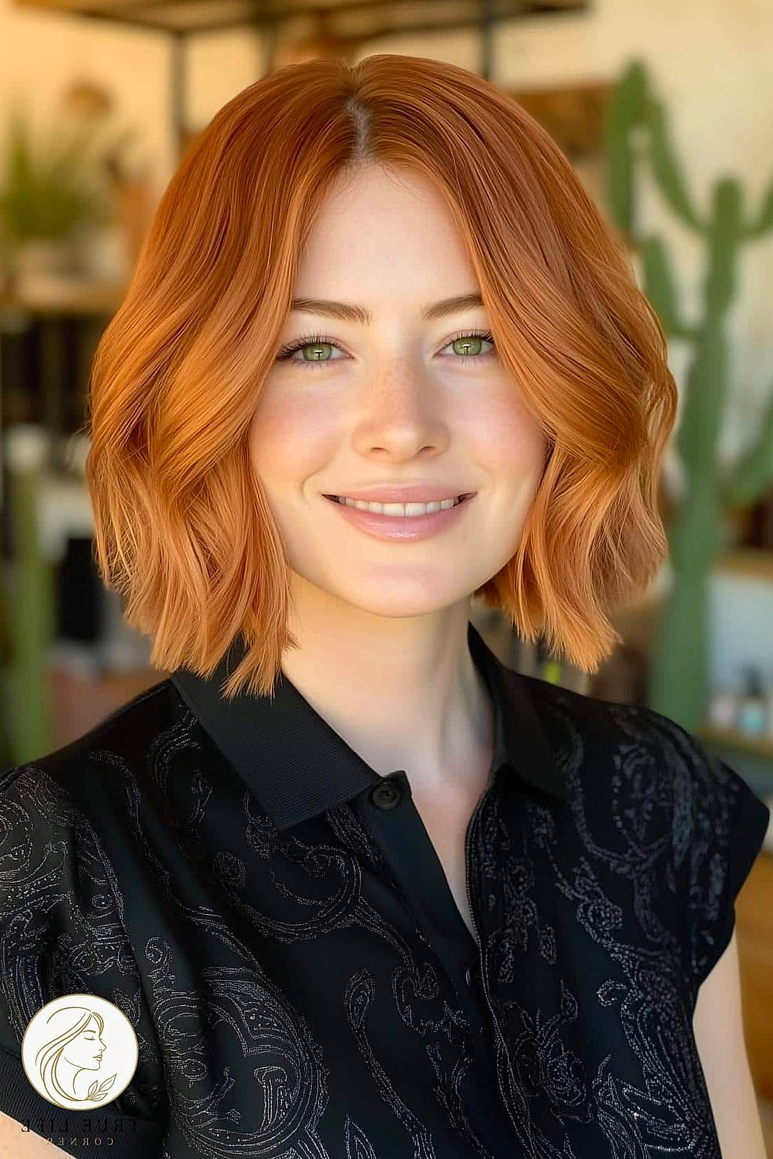 13 Sleek Hairstyles Short Hair That Belong on Your Inspiration Board 12 Sleek Copper Bob