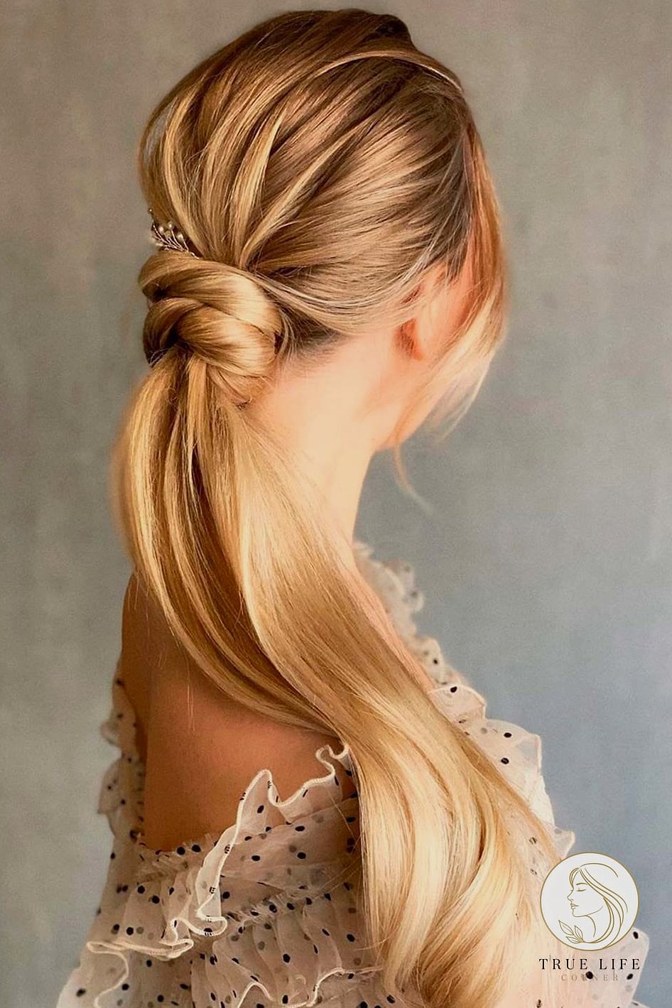 Sleek Low Ponytail