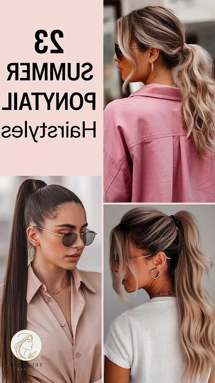Sleek Low Ponytail
