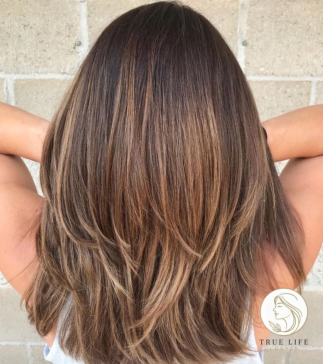 25 Hairstyles For Medium Length Hair With Layers That Are Trending on Pinterest This Week 22 Sleek Straight Layers